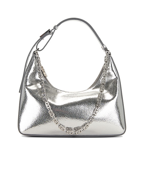 Small moon cut out discount leather hobo bag givenchy