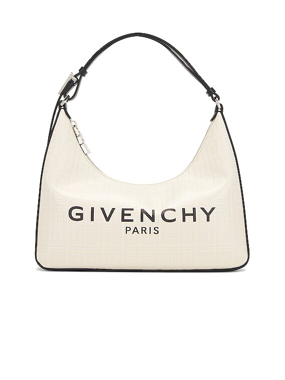 【GIVENCHY】MOON CUT OUT BAG Givenchy Moon Cut Out Shoulder Bag Medium Black in Calfskin