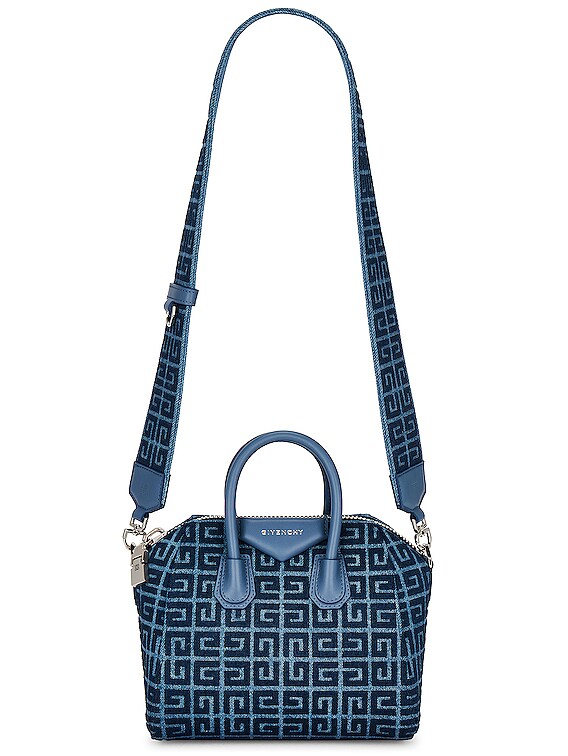 Givenchy, Bags, Givenchy Blue Mini Antigona Crossbody