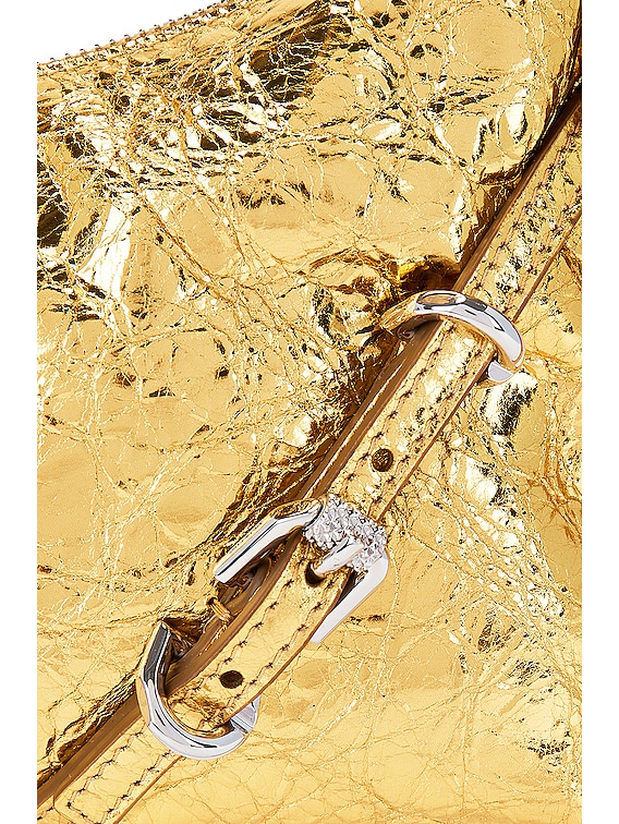 Givenchy Mini Voyou Bag in Golden | FWRD