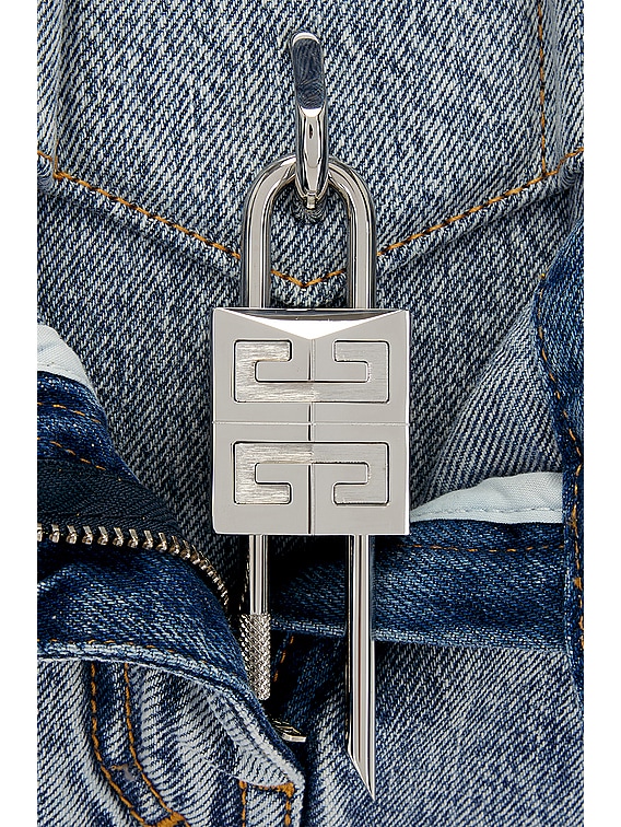 Givenchy Mini Antigona Lock Boyfriend Bag in Medium Blue | FWRD