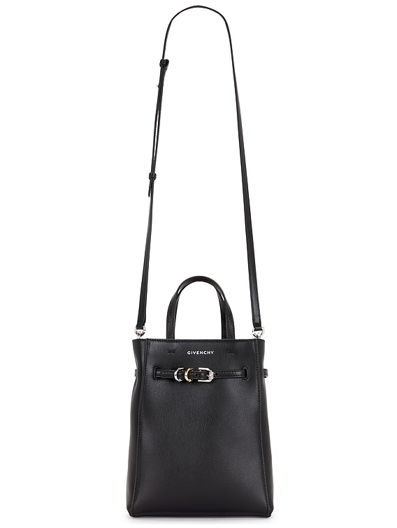 トートバッグ Givenchy Voyou Mini Grainy Leather Tote Bag Givenchy Mini Voyou Tote Bag | Black | FARFETCH