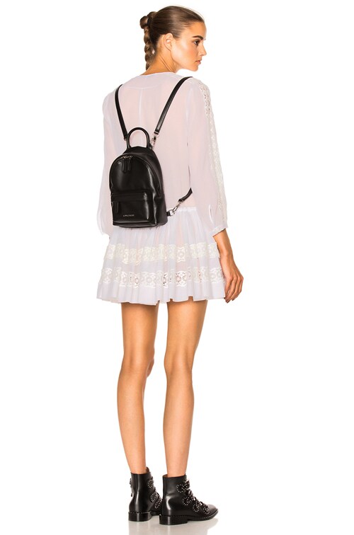 Givenchy Nano Smooth Leather Backpack in Black | FWRD