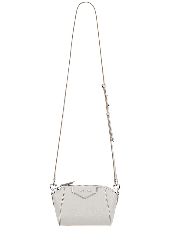 Givenchy Nano Antigona Bag in Pearl Grey
