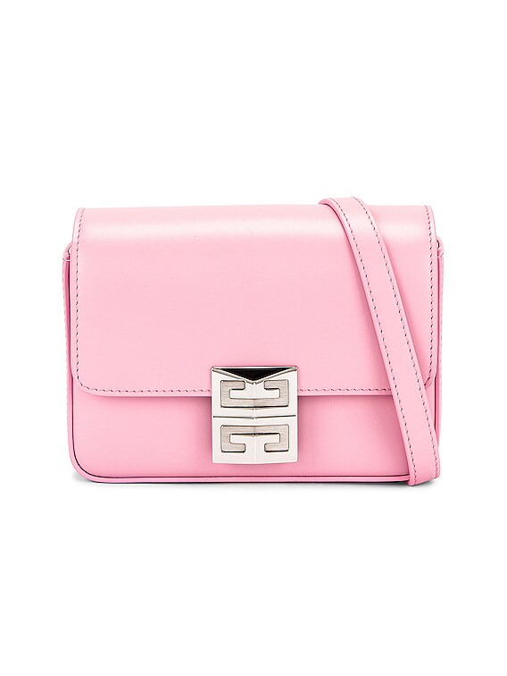 Fendi Pink Leather Baguette Duo Bag