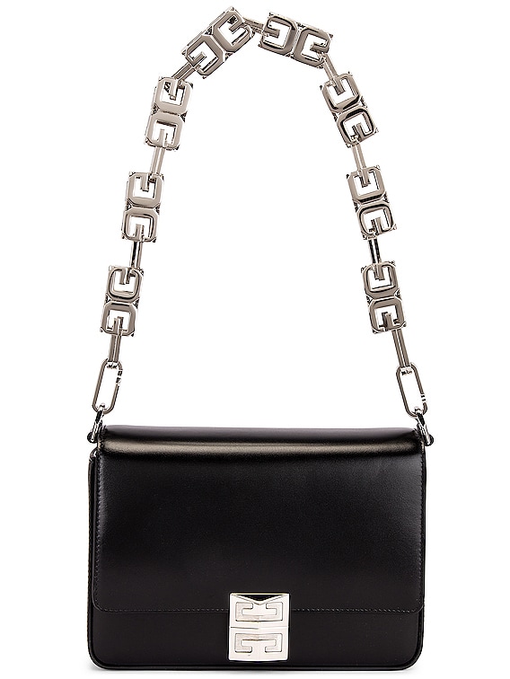 Givenchy Chain-Link Leather Crossbody Bag - Brown Crossbody Bags