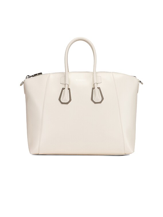 Shop Givenchy Mini Antigona Sport Bag in Leather