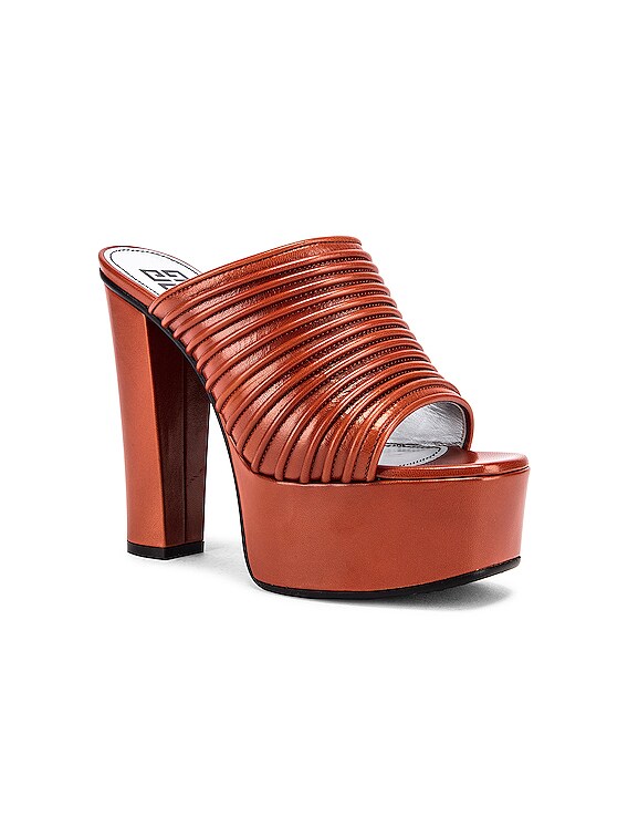 platform mule sandals