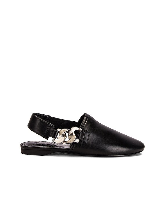 靴 Organza Chain Mules Women's Penny Mule Shoe In Black & Gold - Thursday