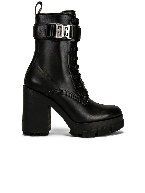 GIVENCHY テラ 4Gバックル レザーブーツ