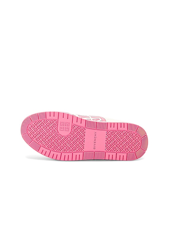 Givenchy Girls Metallic Pink Monogram Print Velcro Sneakers, Brand