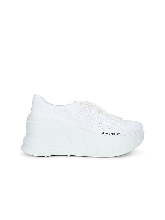 【関税込み】Givenchy ホワイト Marshmallow ウェッジスニーカー White Marshmallow Wedge Sneakers by Givenchy on Sale