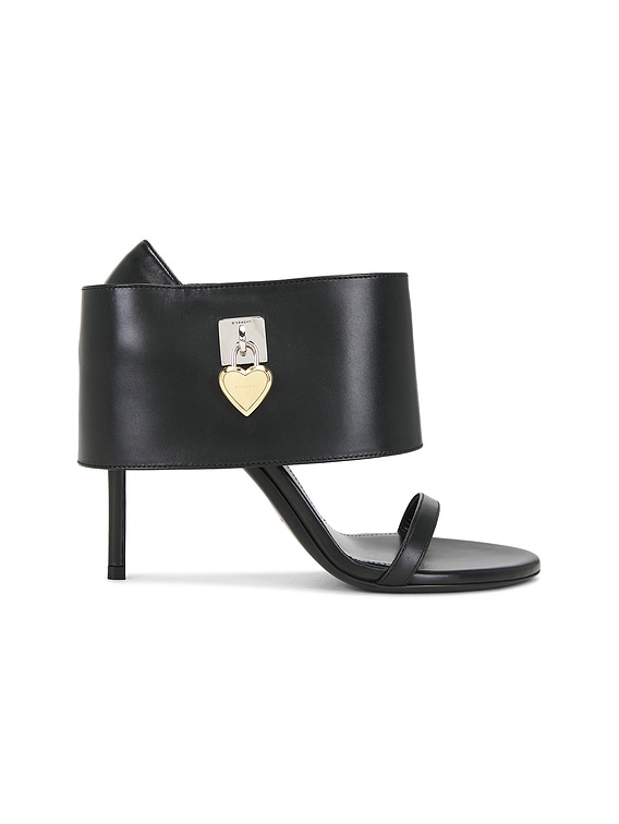Givenchy Shark Lock Sandal in Black | FWRD