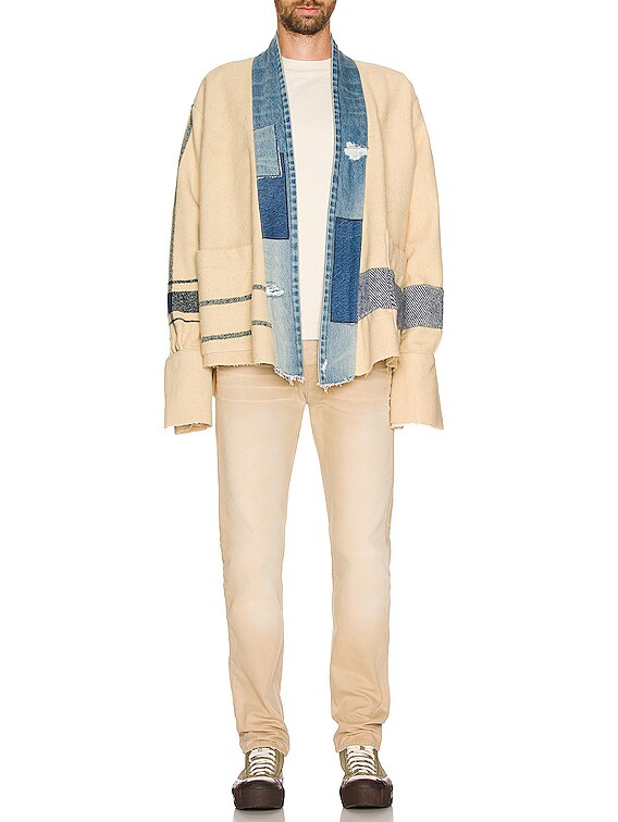 Greg Lauren US Navy Blanket GL1 Jacket in Ivory | FWRD