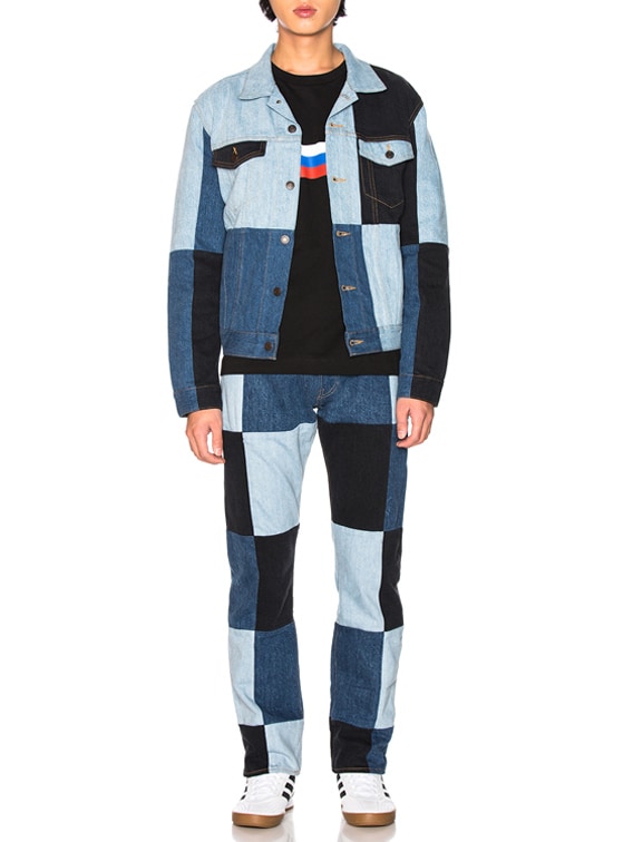 Gosha Rubchinskiy x Levi's Patchwork Jacket in Blue FWRD