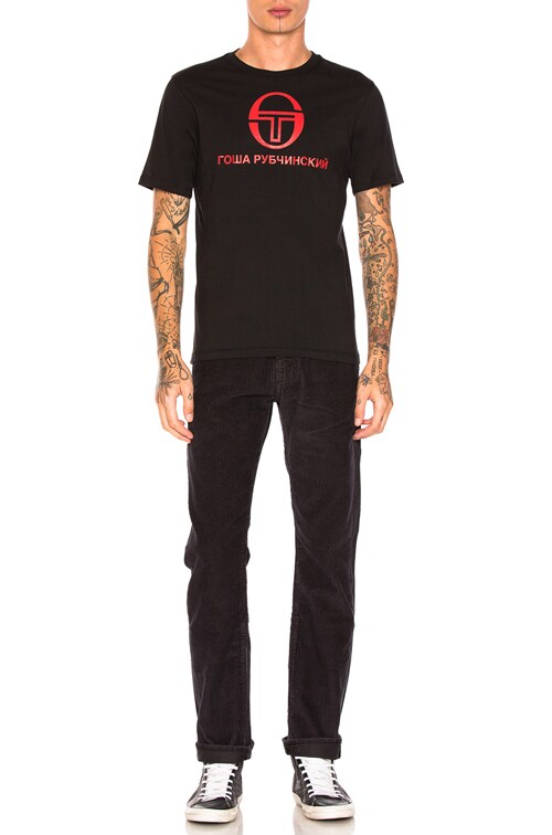 Gosha Rubchinskiy x Levis Corduroy Pants in Black | FWRD