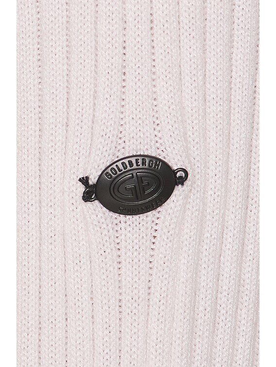 Goldbergh Mira Turtleneck Sweater in White