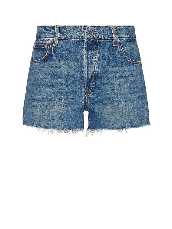 GRLFRND Charlie Low Rise Baggy Cut Off Short in Sweetwater | FWRD