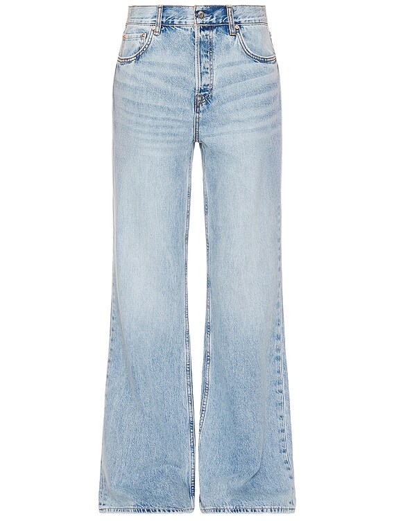GRLFRND x Maggie MacDonald Jade Low Rise Relaxed Flare Jeans in