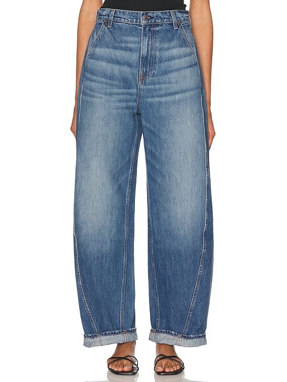 GRLFRND Harvey Twisted Carpenter Jeans in Hyperion Ave | FWRD
