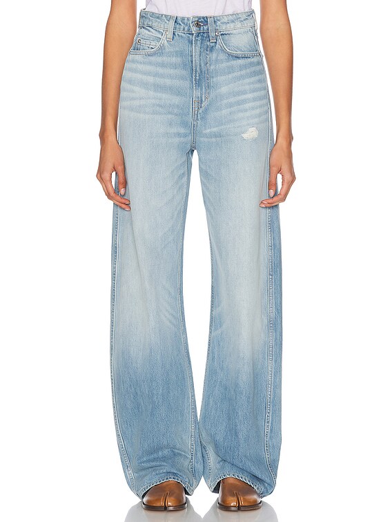 GRLFRND Austen High Rise Curve Jeans in La Brea Ave | FWRD
