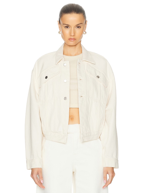 GRLFRND Amelia Oversized Cinched Waist Jacket in Western Canyon | FWRD