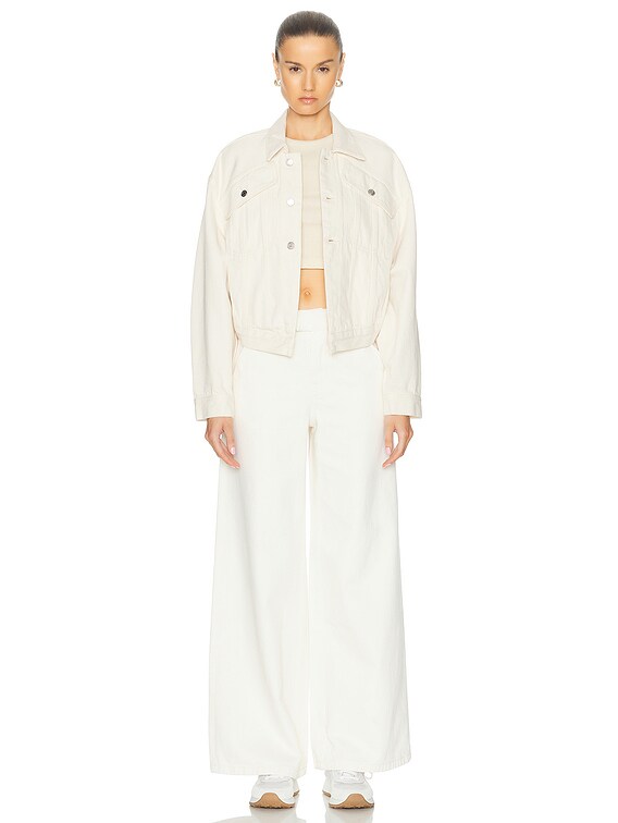 GRLFRND Amelia Oversized Cinched Waist Jacket in Western Canyon | FWRD