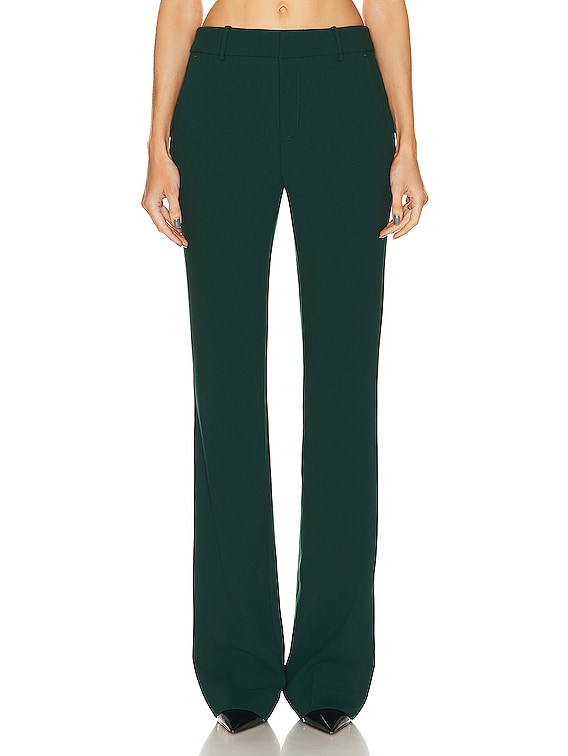 GRLFRND The Suit Trouser in Pine Green | FWRD