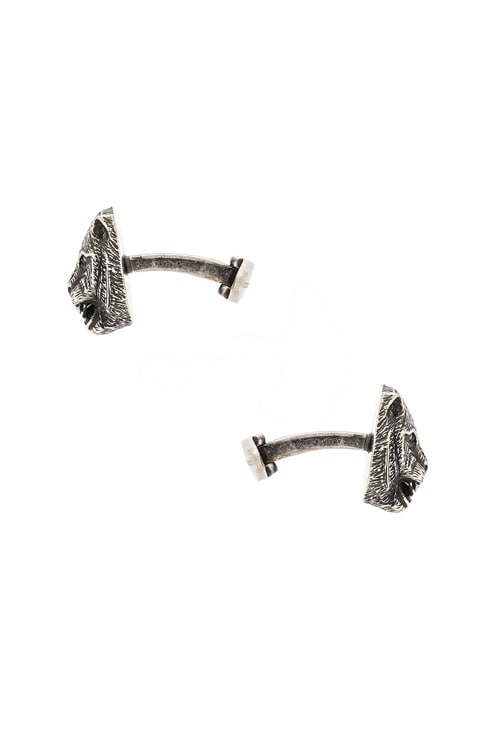 累積売上総額第１位【GUCCI★グッチ】FELINE HEAD CUFFLINKS Gucci Feline Head Cufflinks - Sterling Silver - GUC146093