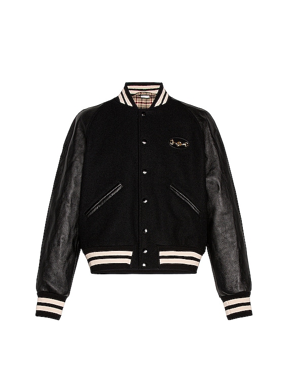 Gucci Varsity Jacket in Black | FWRD