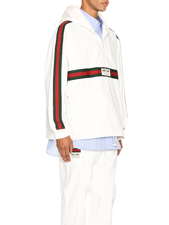white gucci windbreaker