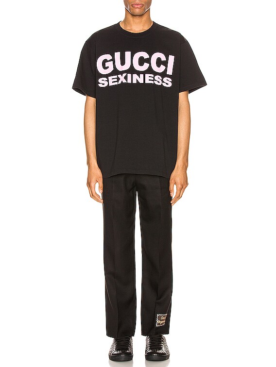 GUCCI SEXINESS ブラック Tシャツ