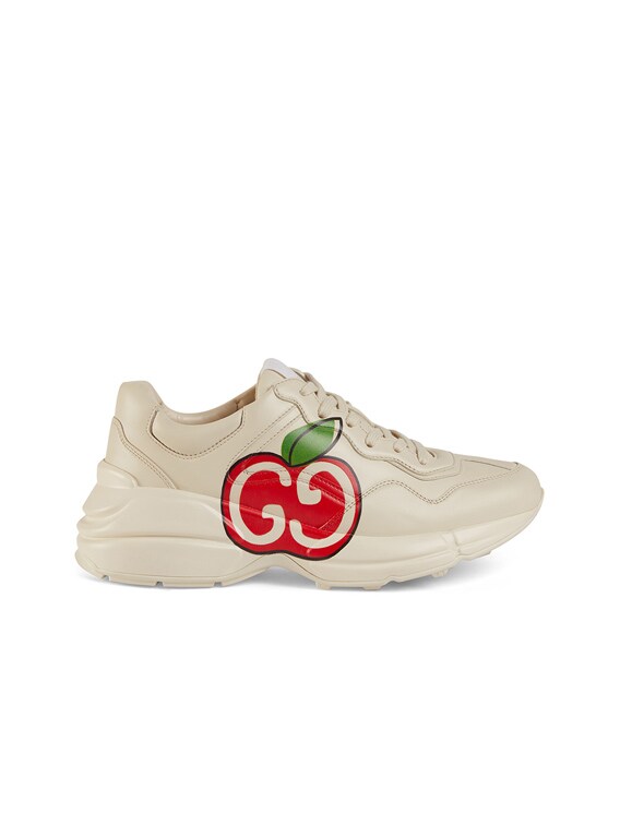 Gucci Rhyton Apple Sneakers in Ivory | FWRD