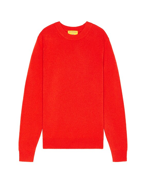 ★SATUR★ W Classic Crew Neck Half Knit Red SA252WKT03RD ☆SATUR☆ W Classic Crew Neck Half Knit Red SA252WKT03RD