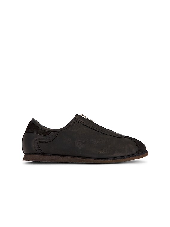 Guidi Rn01Pz Front Zip Sneakers in Black | FWRD