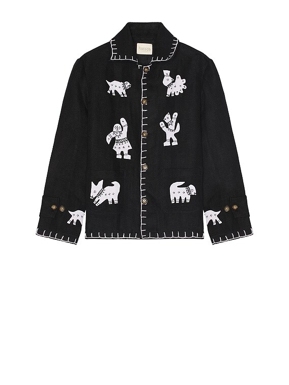 ボーディBODE FARM SOUVENIR JACKET S/M
