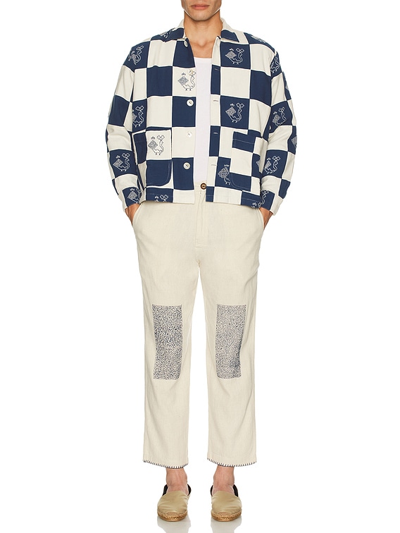 Patchwork Embroidered Shirt