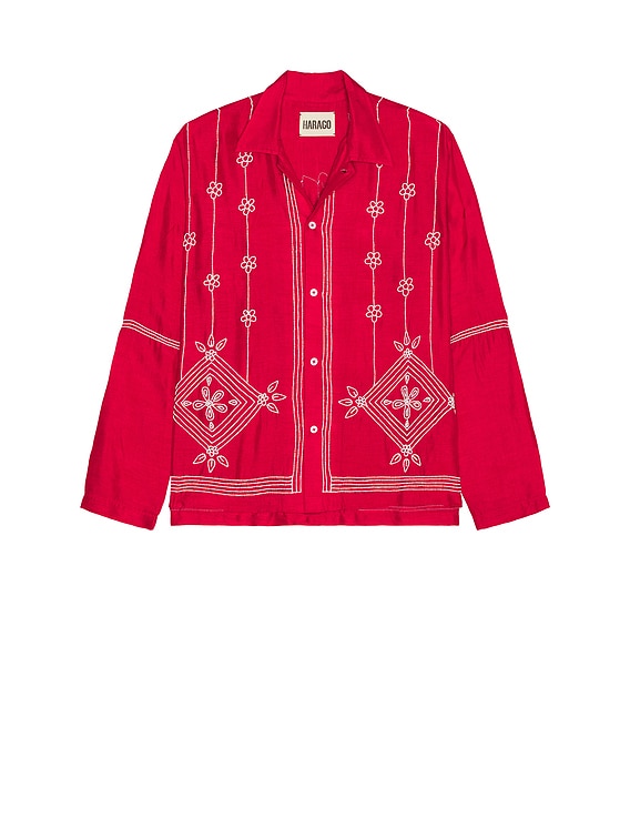 White Beadwork Shirt