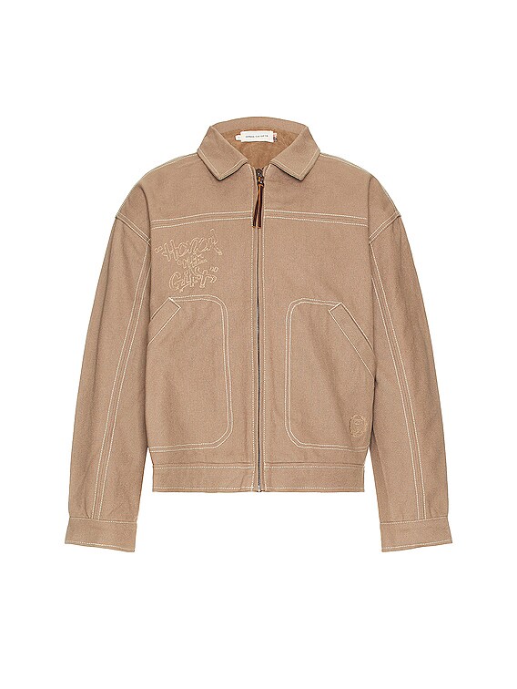 Light Brown Suede Bomber – Lea&Jack