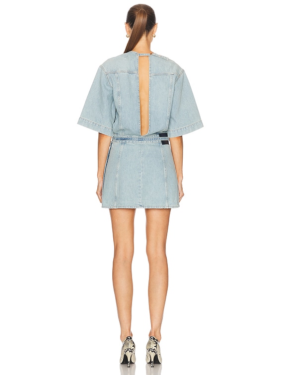 ワンピース HAIKURE FW25 Denim dress (HEW08099DF179L0882 L0882) Haikure Emy Dress in Paradise Wash | FWRD