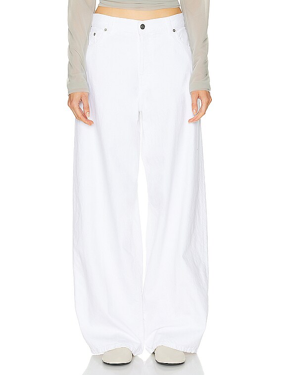 Bethany Twill Jeans in White Bethany Twill Jeans in White