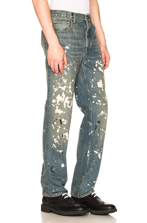 helmut lang paint jeans