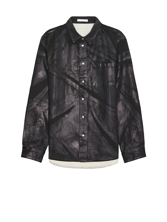 Helmut Lang ジャケット - Black Distress Metal Crash | FWRD