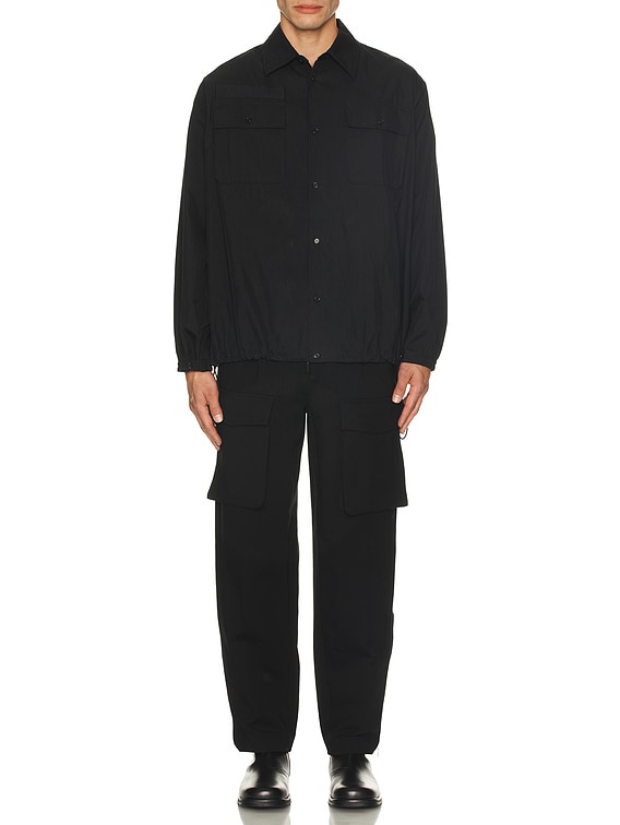 Helmut Lang Uniform Shirt in Black | FWRD