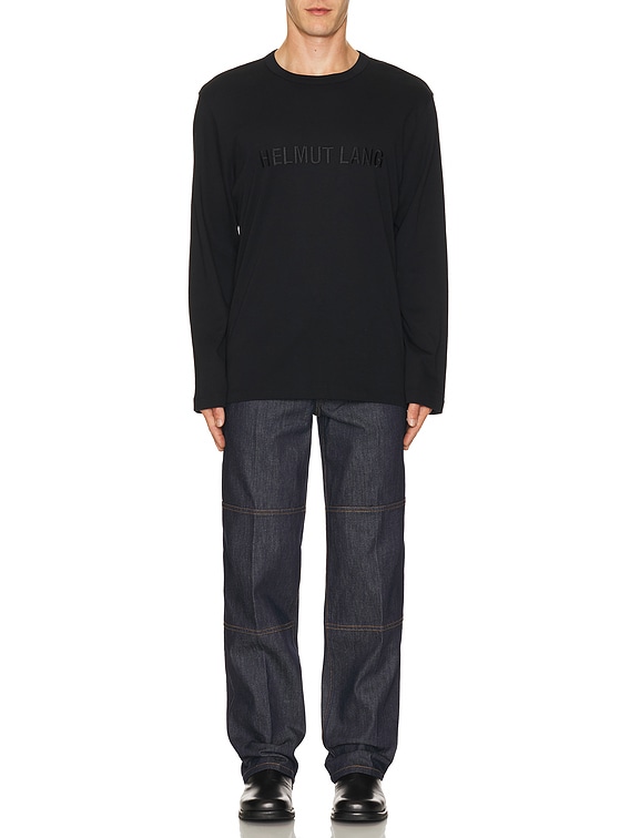 Helmut Lang LOGO ロングスリーブTシャツ - Black | FWRD