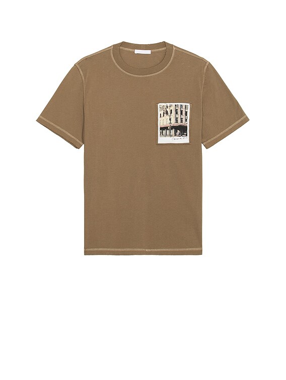 Helmut Lang POSTCARD GREENWICH Tシャツ - Brownstone | FWRD