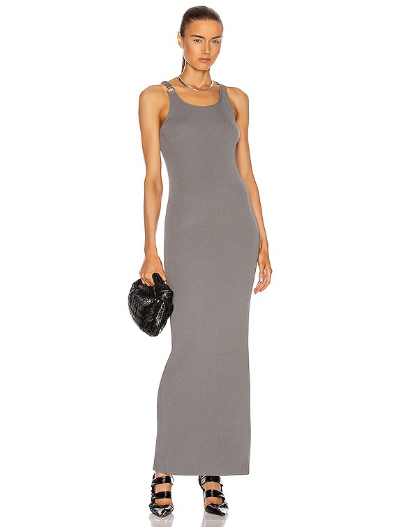 Helmut Lang Ring Tank Dress in Satorial Steel | FWRD
