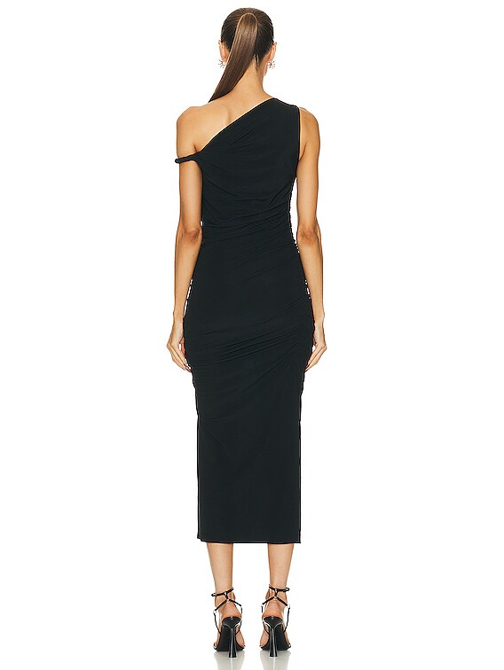 Helmut Lang Twist Dress in Black | FWRD