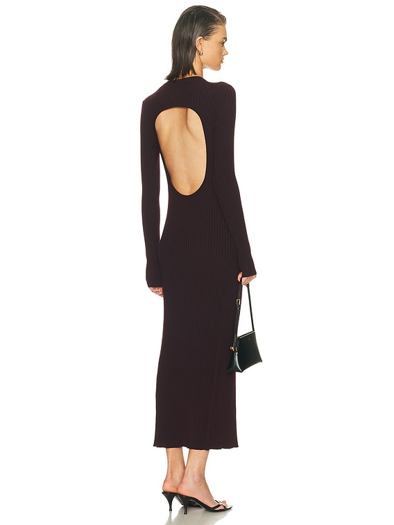 HELMUT LANG ヘルムートラング ロングワンピース ブラック S Helmut Lang Scala Midi Dress | WWW.HELMUTLANG.COM