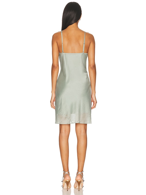 Helmut Lang Slip Dress in Aqua Gray | FWRD